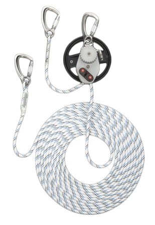 Honeywell 1029350 Räddningskit 400 m, med karbiner, Fallskydd