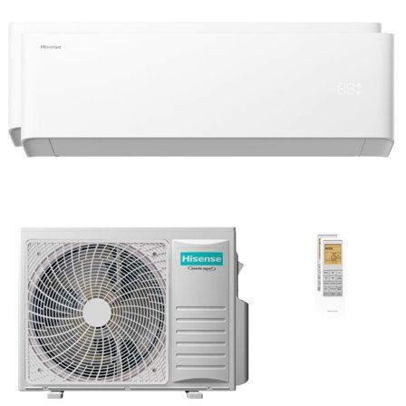 Condizionatore Hisense Uni HB dual split 18000+18000 BTU inverter A++ wifi unità esterna 7 kW