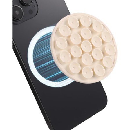 Silikoni-imukuppiteline puhelimelle, magneettinen silikoni-imukuppipidike puhelimen koteloille, liukumaton kädet vapaa pyöreä muoto