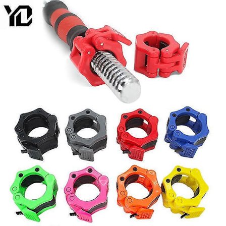 2 stk./parti vektstanglås 25 mm 28 mm 30 mm 50 mm vektstangkraveklemme manual lås vektløfting vektstangklemmer fitness kroppsbygging{AZC}