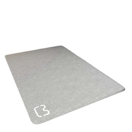 Sklisikker Absorberende Badematte Baderomsmatte Diatomitt Mikrofiber Myk Badematte Hurtigtørkende Grå 40x60cm