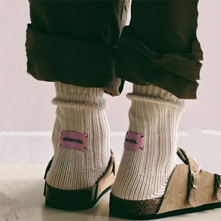 Vinter Varme Sokker Medium Tube Sokker BEIGE