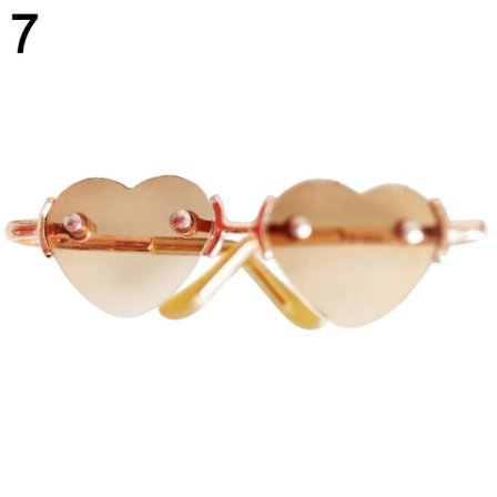 Suloiset sydänkehykset pehmo-nukkesilmälasit 7 7