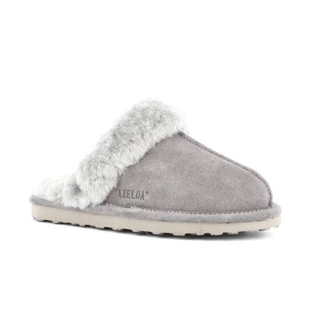 Axelda Nancy 38 - Lammasnahkainen sohva Vaaleanharmaa