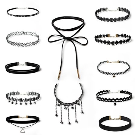 Pitsi kaulakoru setti choker kaulakoru setti eurooppalainen ja amerikkalainen yksinkertainen choker juhlat