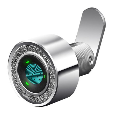 Fingerprint Møbel Lås Smart Skab Lås USB Genopladelig Nøglefri Lås Hjemmekontor Skuffe Lås 30mm