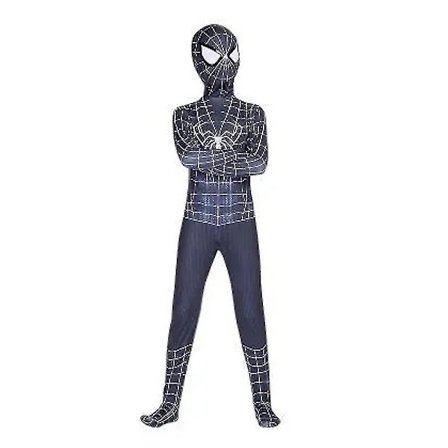 Børne Venom Kostume Superhelt Jumpsuit Fancy Outfit