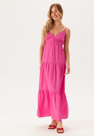 BUBBLEROOM - Strap Maxi Dress - L