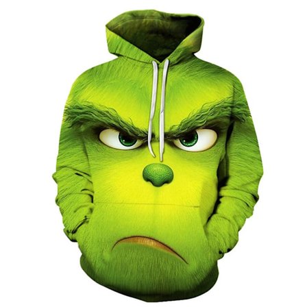 Barn The Grinch's Hettegensere Sweatshirt Pullover Hettegenser Gave