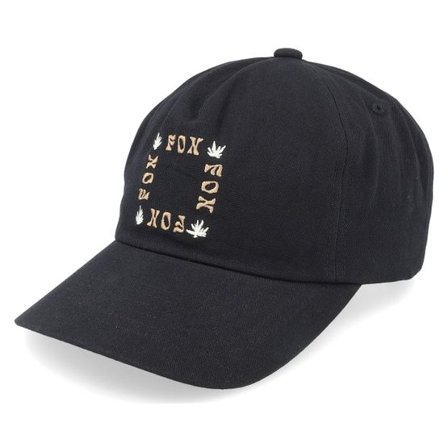 Fox - Svart unconstructed Keps - Hinkley Hat Black Dad Cap @ Hatstore