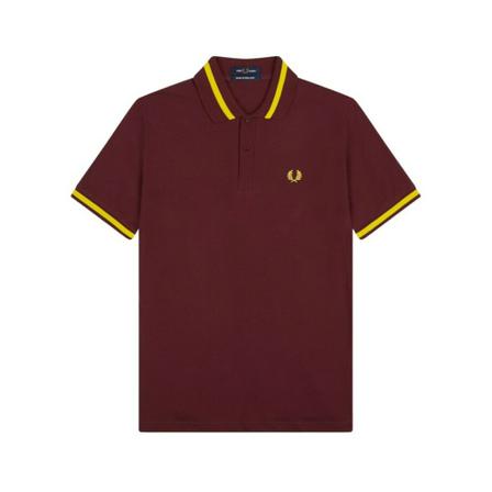 Fred Perry, Reissues Original Single Tipped Pole Bruin, Heren, Maat:S,Katoen,streep
