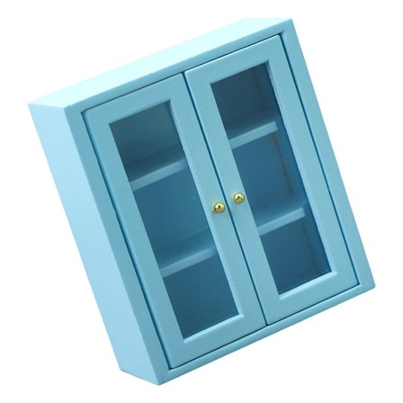 Bogreol Model Skab til Dukkehus Realistisk Mini Størrelse Samlelegetøj