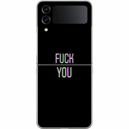 Samsung Galaxy Z Flip4 Premium Skal Fuck You *