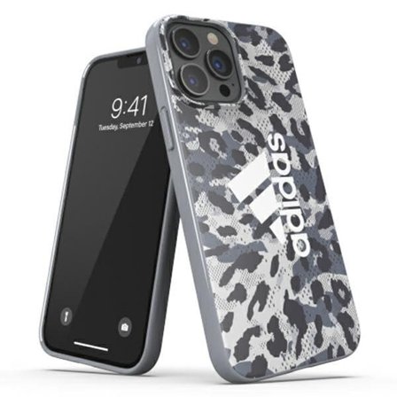 Adidas OR SnapCase Leopard kotelo iPhone 13 Pro / iPhone 13 - harmaa - harmaa