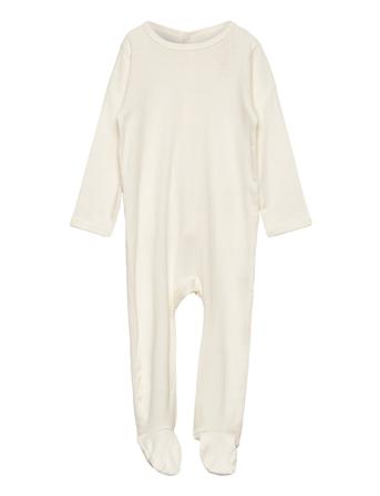 Rib Jersey Full Body W. Back Opening Langermet Bodysuit Creme Copenhagen Colors