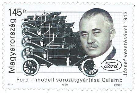 Ungarn - Ford-T - Postfrisk frimærke