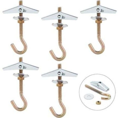 Tak krok, M6 85mm takmonteringskrok, takkronkrok (5 st)