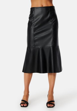 BUBBLEROOM Emme pu skirt Black Klær