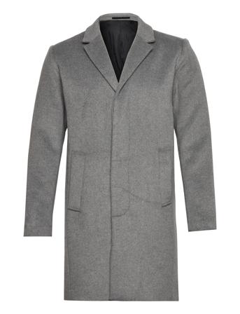 Slhdan Wool Coat O Selected Homme Grey