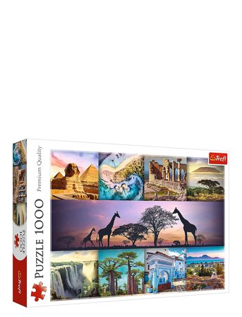 Pappussel Trefl 1000 Bitar Collage, Africa Patterned Trefl
