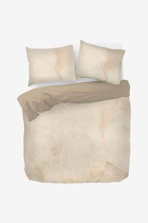 Kayori - Sengesæt - Sakae - 3 dele - Beige - Sengesæt - 220X220 - Fra Homeroom