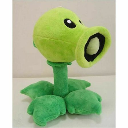 11 tum/28 cm Plants vs Zombies Mjuk Plyschdocka Pea Shooter Leksak Barn Julgåva