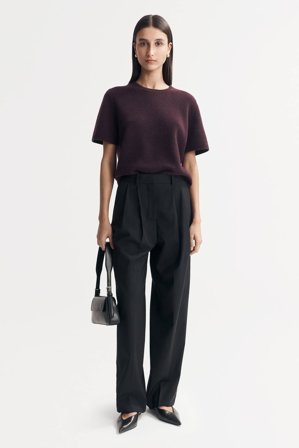 Soft Goat - Oversized T-shirt - S - Mulberry