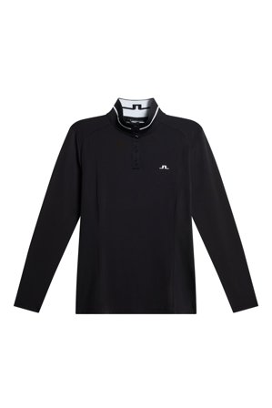 J.Lindeberg - Golf - Hertta Long Sleeve Polo - Schwarz - Frau - XS