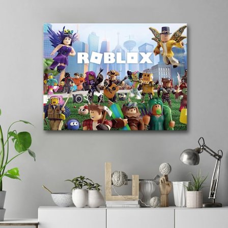 Skilt / Tavle - Roblox - 59x42 cm - A2 - Veggdekorasjon
