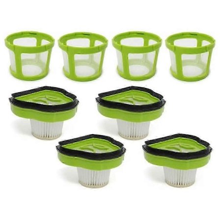 4-pakning HEPA-filtre + 4 erstatningsnettfilterrammer for Bissell Pet Hair Eraser håndholdt støvsuger