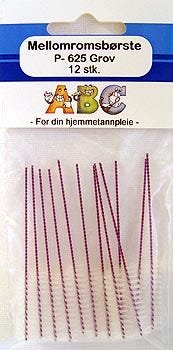Ekulf mellomromsbørste P-625 Grov 12 stk