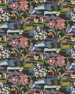 Meterware Landet bubblar Schwarz