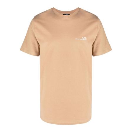 A.p.c., T-shirt Beige, Heren, Maat:S