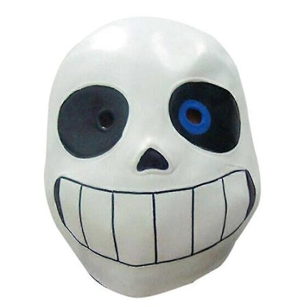 Latex Undertale Maske Blåøjede Halloween Hovedbeklædning Rekvisitter Sans Party Cosplay Maske
