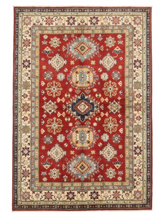 Kazak Fine Rug 164X239 Wool, Afghanistan