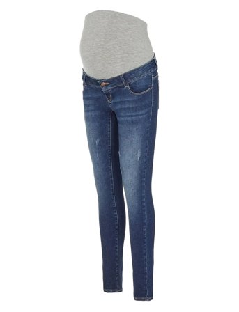 Mlemma Dmb Slim Recycled Jeans A. Slim Jeans Blå Mamalicious*Betinget Tilbud