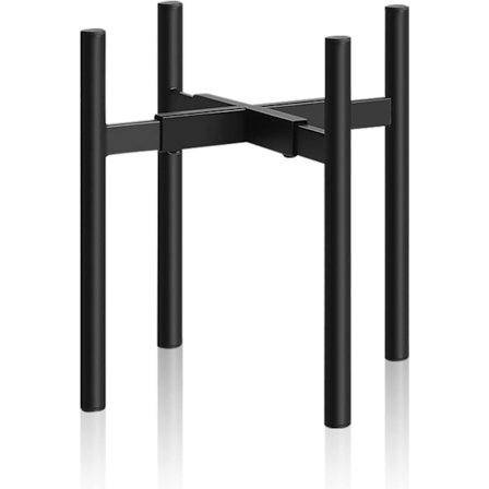 Justerbar Plante Stativ, Indendørs Blomster Stativ, Sort Plante Stativ, Indendørs Udendørs Plante Stativ (Justerbar Bredde 22-30cm)