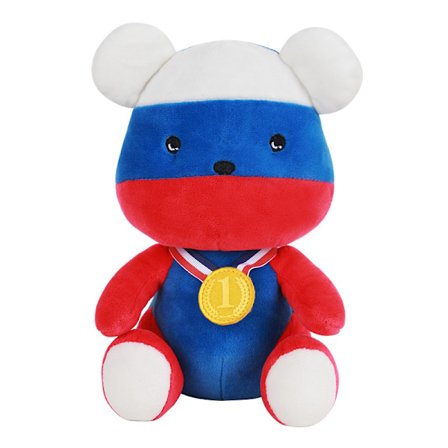 Qatar 2022 VM Dekorativ 20cm Plysj Leketøy Fotballcup Fans