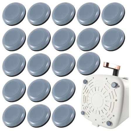 48-pak Køkkenapparat Glidere, PTFE Magic Sticky 25mm Kaffemaskine, Mixere, Airfryere, Trykkogere