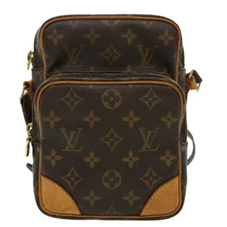 Louis Vuitton Vintage, Pre-owned Canvas louis-vuitton-bags Bruin, Dames, Maat:ONE Size