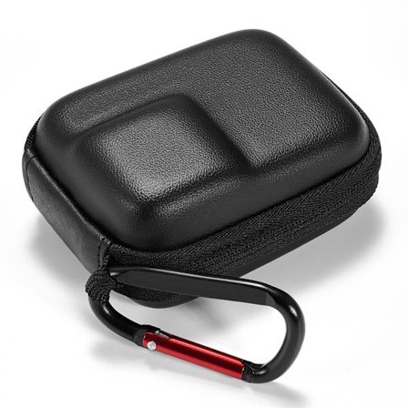 Mini bärbar kameraväska Actionkamera förvaringsväska för Hero 11 10 9 8 7 för DJI Actionkamera Svart