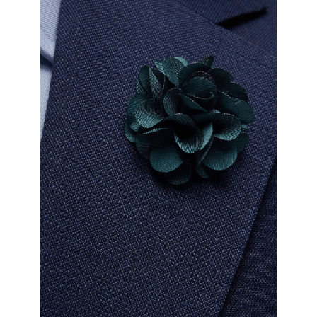 John Henric Flower Lapel Pin Kostymtillbehör Herr Blå ONESIZE