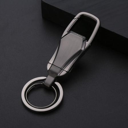 Monitoiminen avaimenperä matkapuhelinteline MUSTA Black