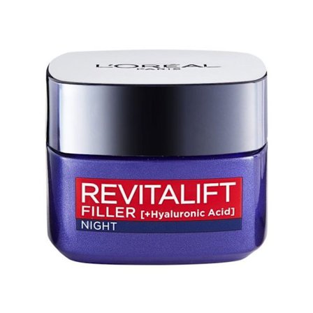 Fuktighetskräm ansikte L'Oréal - A8672600 - Revitalift Filler [HA] Nattkräm 50 ml