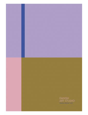 Danish Art Studio #7 Home Decoration Posters & Frames Posters Graphical Patterns Multi/mønstret Mette Ditmer