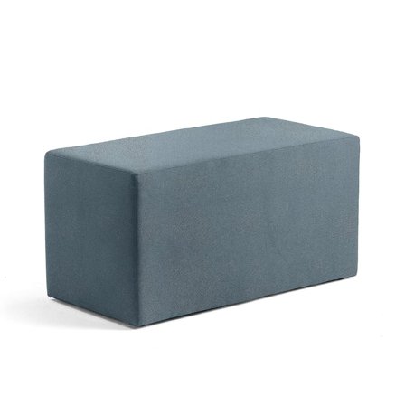 Sittpuff CASUAL, 1000x500 mm, tyg CURA marinblå
