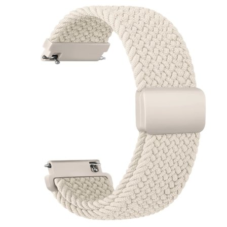 20 mm flätad sololoop för Garmin Vivoactive 5/3/3 Music armband för Garmin VivoMove3/Trend/Sport Venu SQ/SQ2/2plus-rem svart 20mm