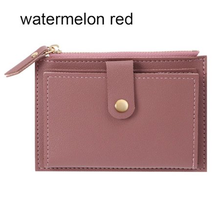 Minimyntväska Kreditkortshållare VATTENMELON RÖD - spot försäljning