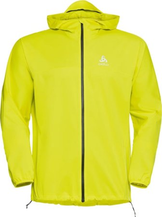 Odlo Men's The Zeroweight Waterproof Jacket Men unlined workout jackets Yellow M