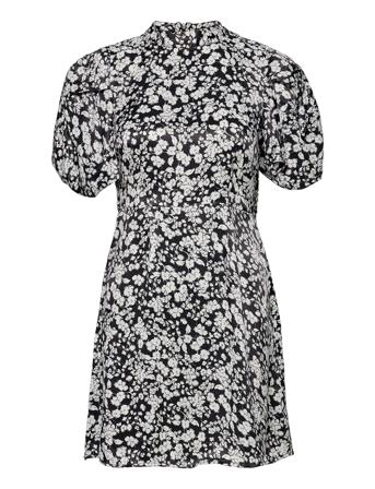 Vmlydia S/S High Neck Short Dress Fd20 Black Vero Moda